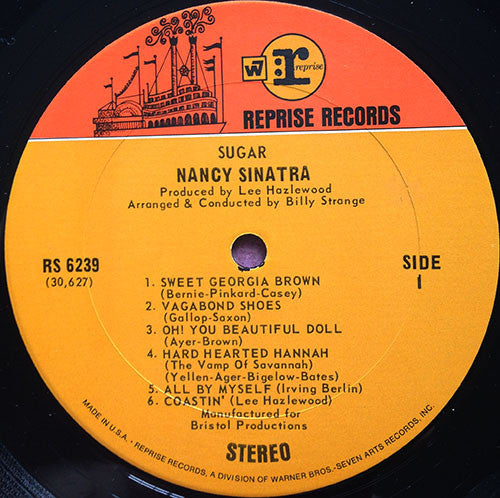 Nancy Sinatra : Sugar (LP, Album, RE)