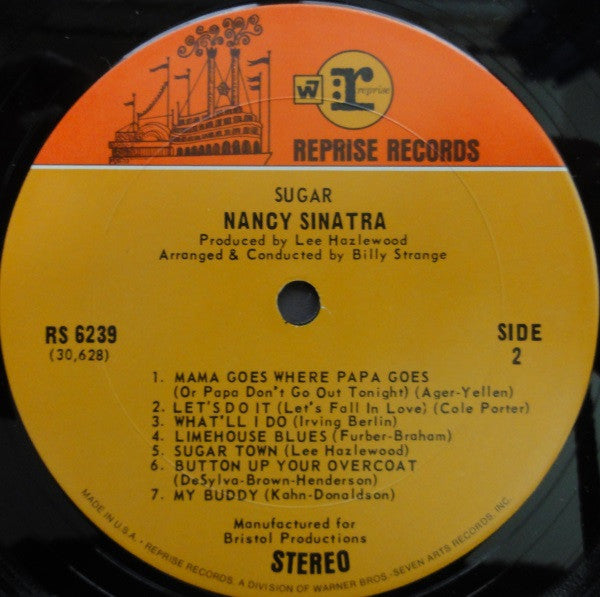Nancy Sinatra : Sugar (LP, Album, RE)