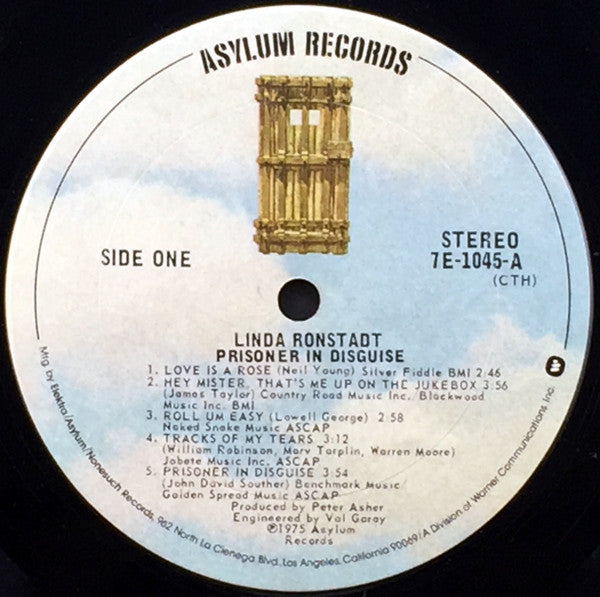 Linda Ronstadt : Prisoner In Disguise (LP, Album, CTH)