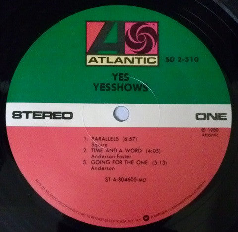 Yes : Yesshows (2xLP, Album, Mon)