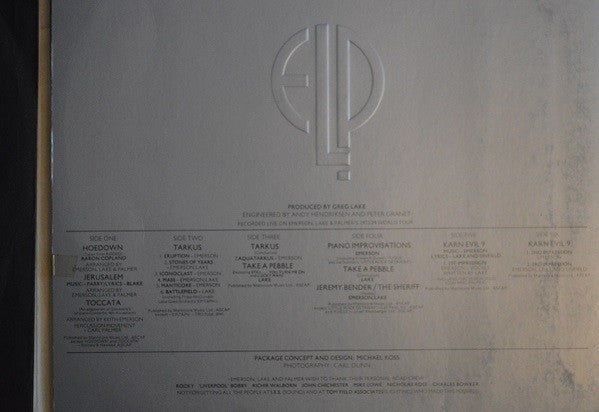 Emerson, Lake & Palmer : Welcome Back My Friends To The Show That Never Ends - Ladies And Gentlemen (3xLP, Album, RE, SP )