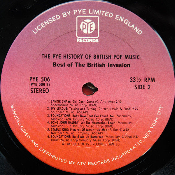 Various : Best Of The British Invasion (LP, Comp, Ter)