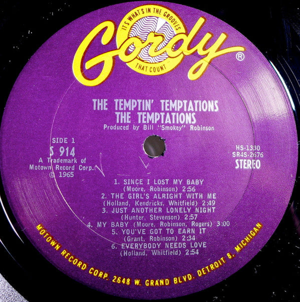 The Temptations : The Temptin' Temptations (LP, Album)