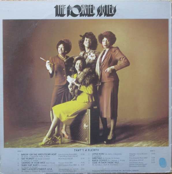 Pointer Sisters : That's A Plenty (LP, Album, San)