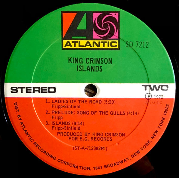 King Crimson : Islands (LP, Album, RI )