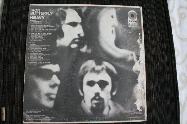 Iron Butterfly : Heavy (LP, Album, RE, MO)