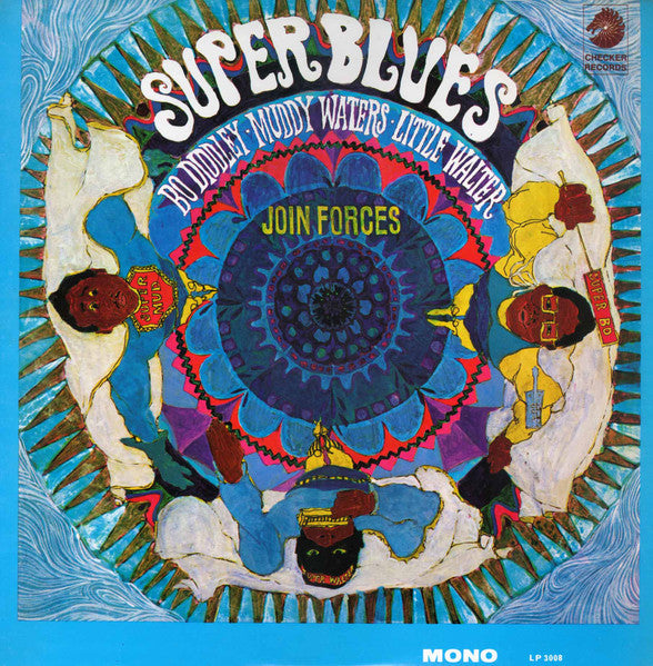 Bo Diddley, Little Walter, Muddy Waters : Super Blues (LP, Album, Mono)