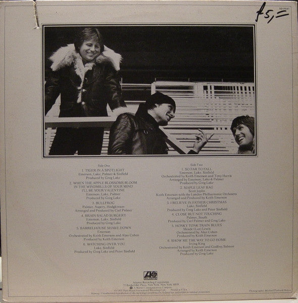 Emerson, Lake & Palmer : Works Volume 2 (LP, Album, RI,)