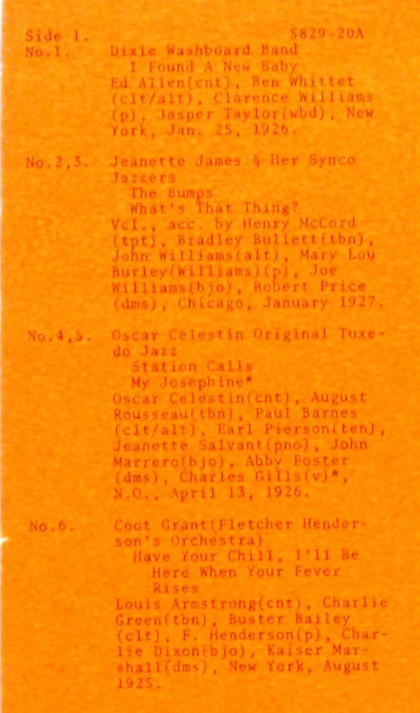 Various : Collectors' Items 1925-1929 (LP, Comp)