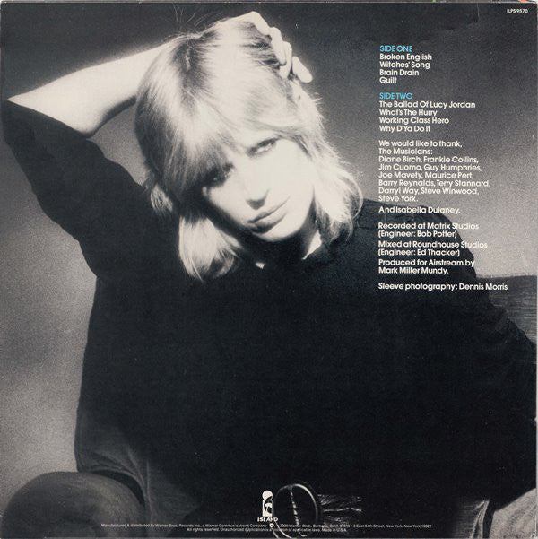 Marianne Faithfull : Broken English (LP, Album, RP, Los)