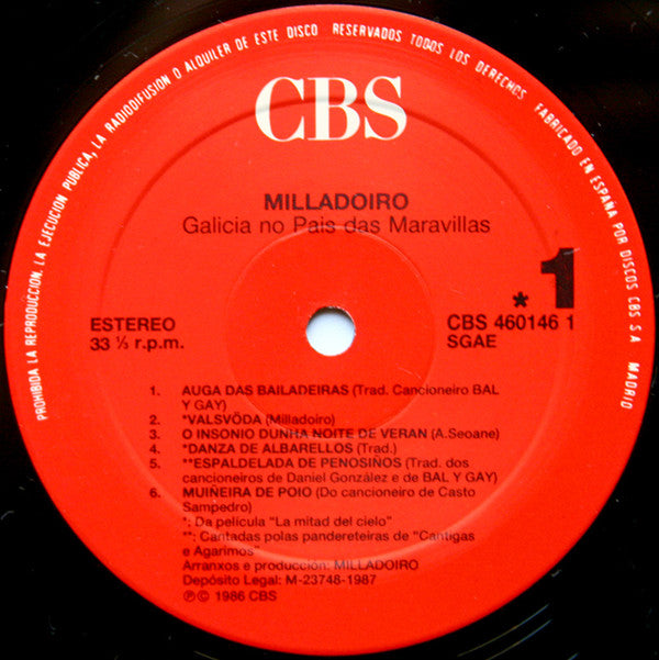Milladoiro : Galicia No País Das Maravillas (LP, Album, RE)
