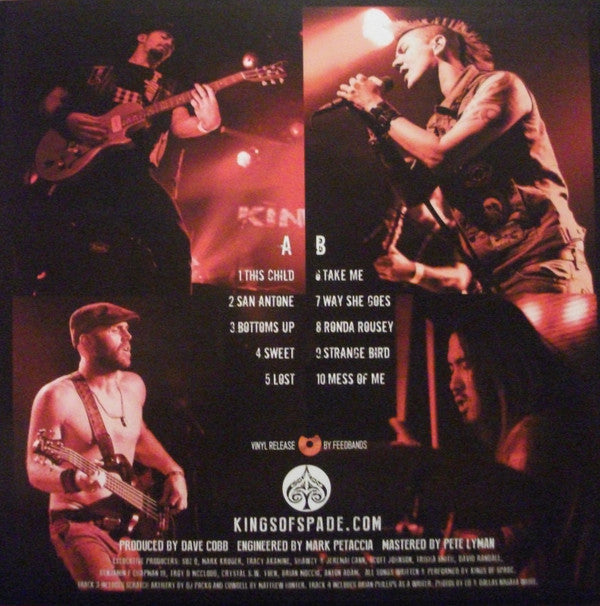 Kings Of Spade : Kings Of Spade (LP, Album, Ltd, Num, Red)