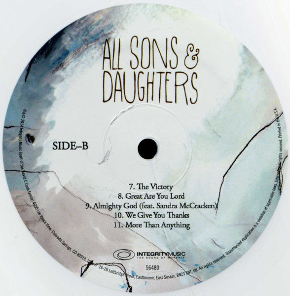 All Sons & Daughters : All Sons & Daughters (LP, Album, Ltd, Whi)