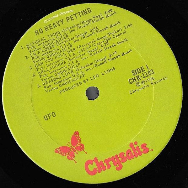 UFO (5) : No Heavy Petting (LP, Album, Ter)