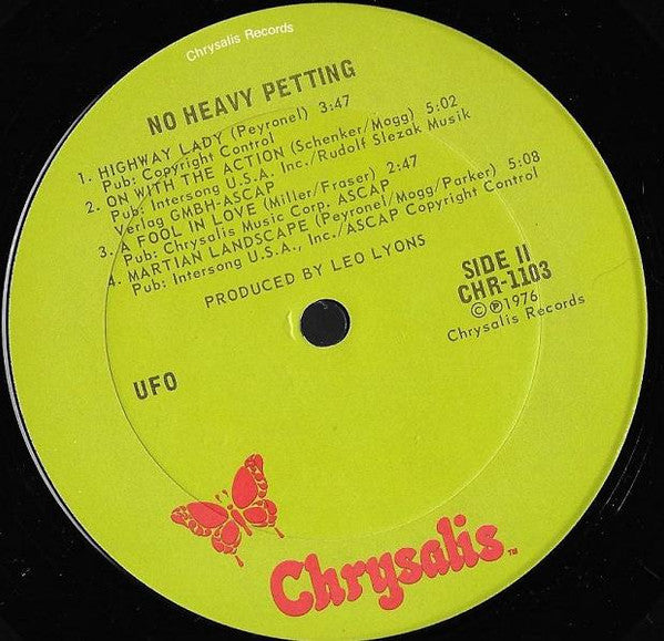 UFO (5) : No Heavy Petting (LP, Album, Ter)