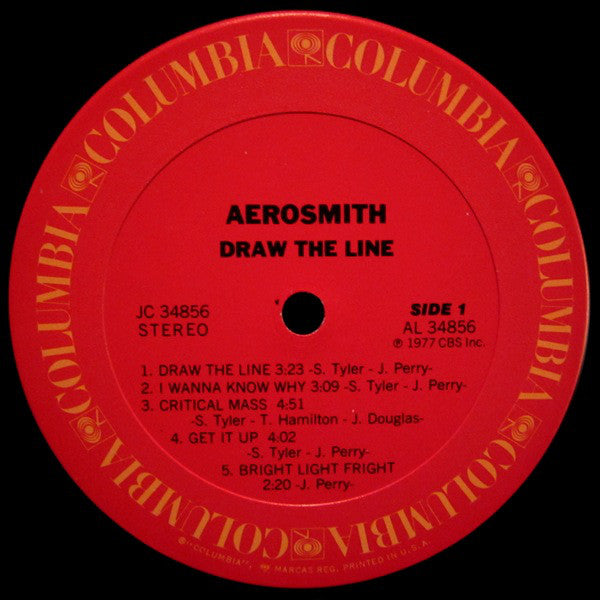 Aerosmith : Draw The Line (LP, Album, Ter)