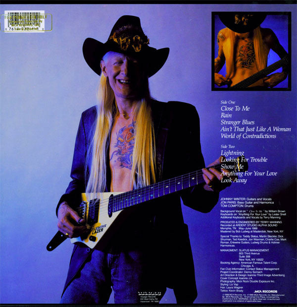 Johnny Winter : The Winter Of '88 (LP, Album)