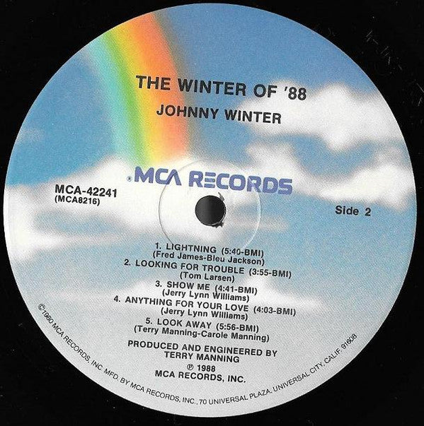 Johnny Winter : The Winter Of '88 (LP, Album)