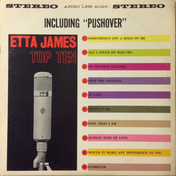 Etta James : Etta James Top Ten (LP, Comp, RE)