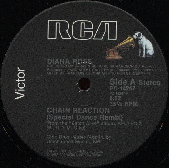 Diana Ross : Chain Reaction (Special Dance Remix) (12")