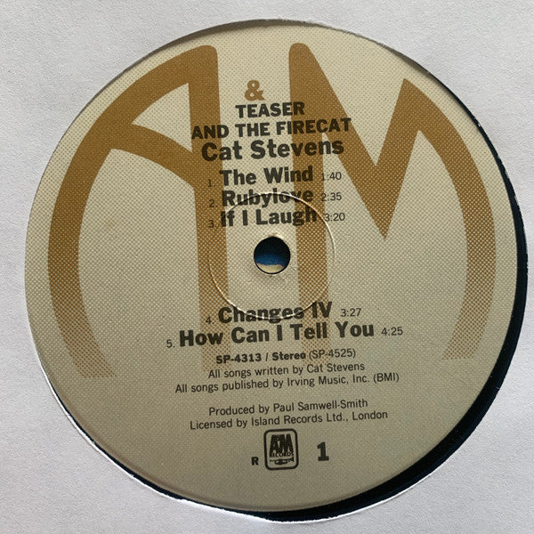 Cat Stevens : Teaser And The Firecat (LP, Album, RE, R; )