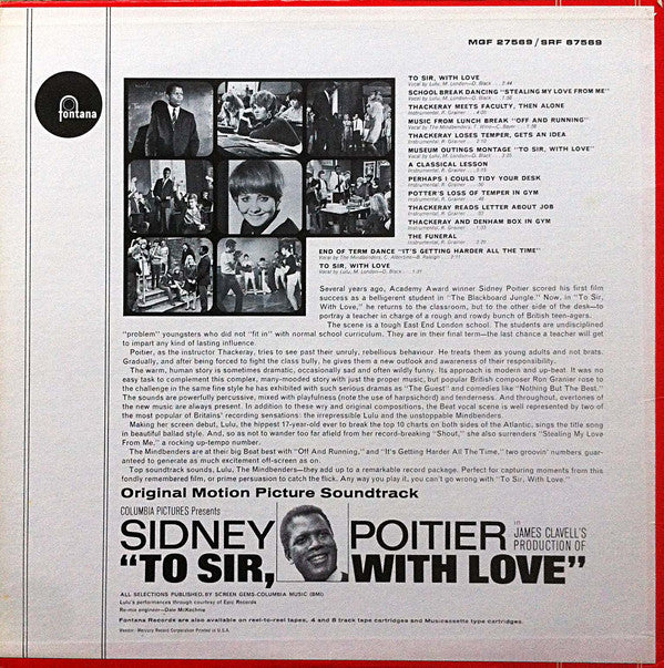 Various : To Sir, With Love Original Motion Picture Soundtrack (LP, Album)