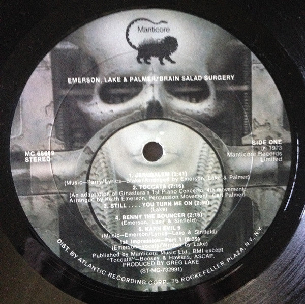 Emerson, Lake & Palmer : Brain Salad Surgery (LP, Album)