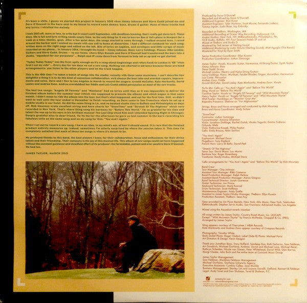 James Taylor (2) : Before This World (LP, Album, 180)