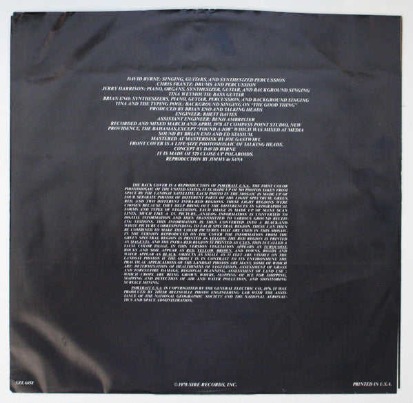 Talking Heads : More Songs About Buildings And Food (LP, Album, Los)