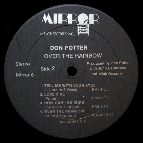 Don Potter : Over The Rainbow (LP, Album)