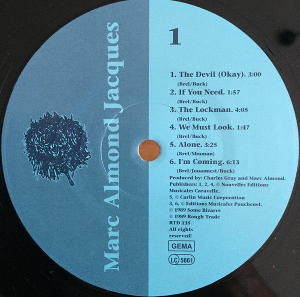 Marc Almond : Jacques (LP, Album)