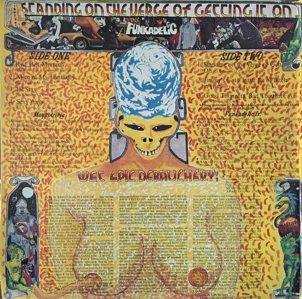 Funkadelic : Standing On The Verge Of Getting It On (LP, Album, Promo, RE, Gat)