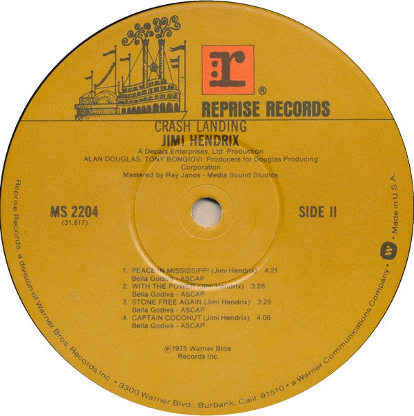 Jimi Hendrix : Crash Landing (LP)