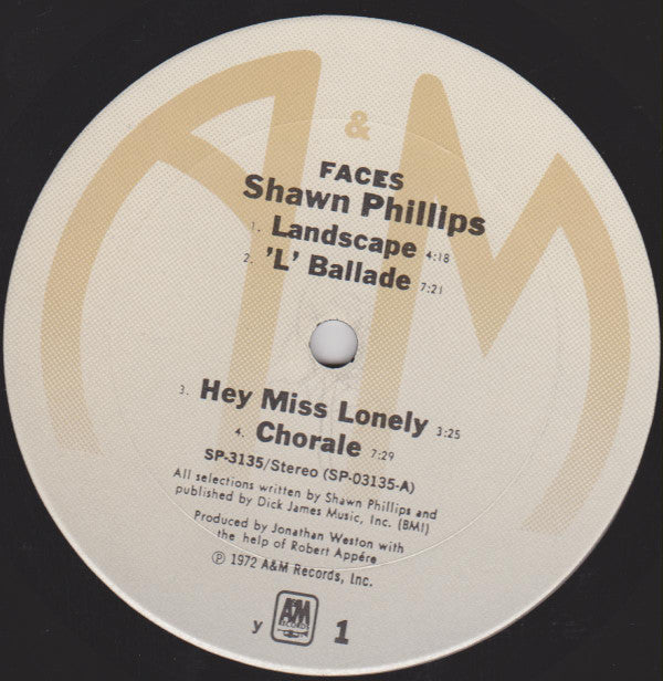 Shawn Phillips (2) : Faces (LP, RE)