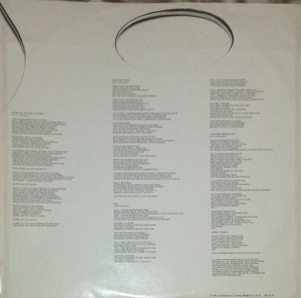 The Who : Face Dances (LP, Album, Spe)