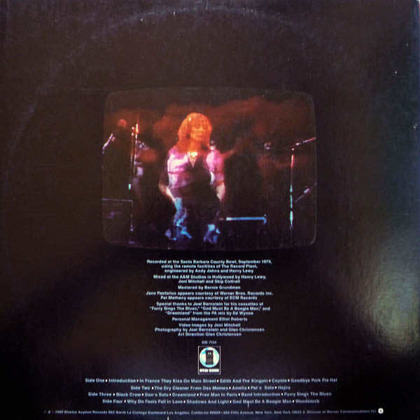 Joni Mitchell : Shadows And Light (2xLP, Album, SP )