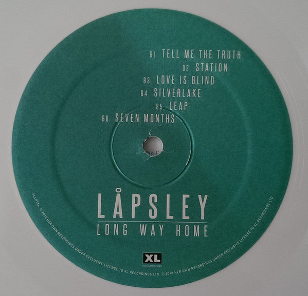 Låpsley : Long Way Home (LP, Album, Club, Whi)