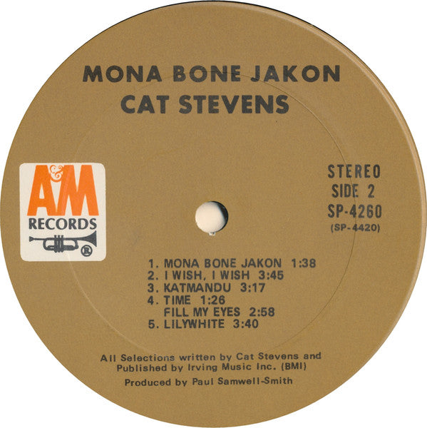 Cat Stevens : Mona Bone Jakon (LP, Album, Ter)