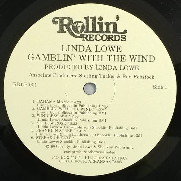 Linda Lowe : Gamblin' With The Wind (LP, Album)