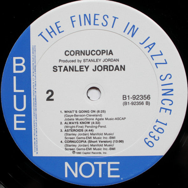 Stanley Jordan : Cornucopia (LP, Album)