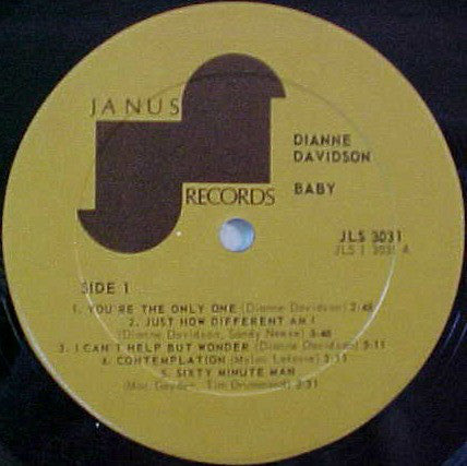 Dianne Davidson : Baby (LP, Album)