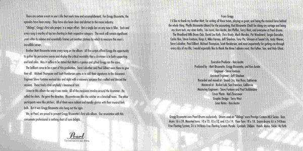 Gregg Bissonette : Siblings (CD, Album)