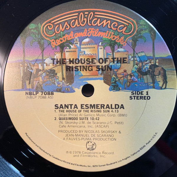 Santa Esmeralda : The House Of The Rising Sun (LP, Album, CBS)