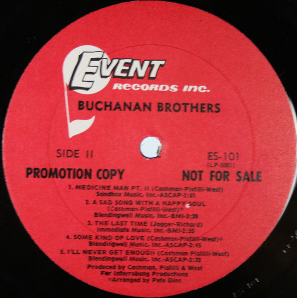 Buchanan Brothers (2) : Medicine Man / Son Of A Lovin' Man (LP, Album, Promo)
