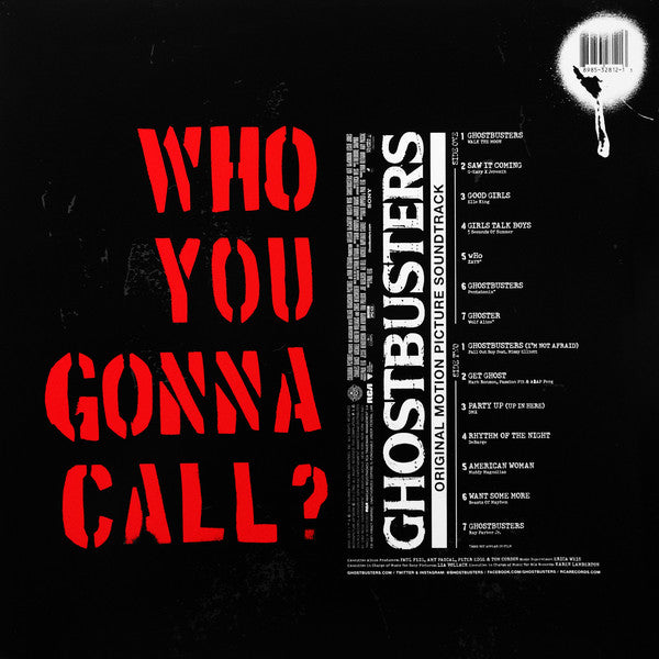 Various : Ghostbusters (Original Motion Picture Soundtrack) (LP, Album)