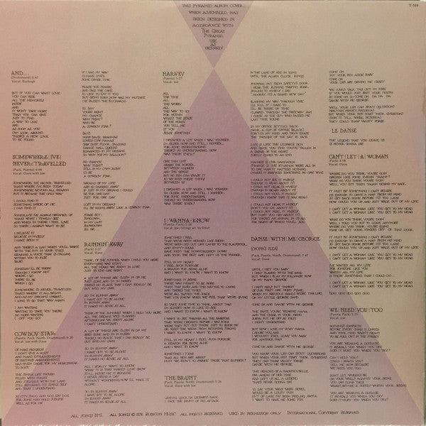 Ambrosia (2) : Somewhere I've Never Travelled (LP, Album, Pit)