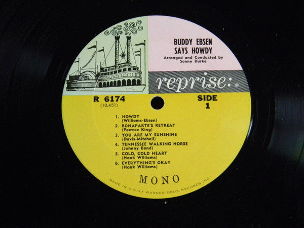Buddy Ebsen : Buddy Ebsen Says Howdy (In Song And Story) (LP, Album, Mono)