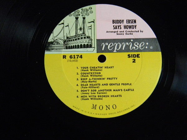 Buddy Ebsen : Buddy Ebsen Says Howdy (In Song And Story) (LP, Album, Mono)