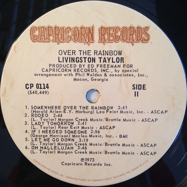 Livingston Taylor : Over The Rainbow (LP, Album, San)