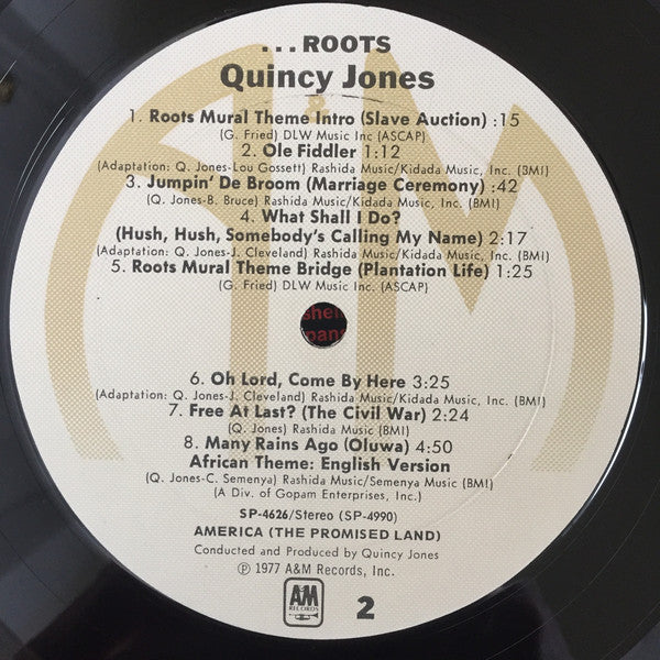 Quincy Jones : Roots (The Saga Of An American Family) (LP, Album, Ter)